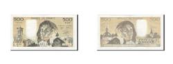World Coins - Banknote, France, 500 Francs, 500 F 1968-1993 ''Pascal'', 1988, 1988-05-05