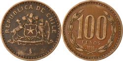 World Coins - Coin, Chile, 100 Pesos, 1996, Santiago, , Aluminum-Bronze, KM:226.2
