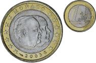World Coins - Monaco, Rainier III, Euro, 2003, Paris, , Bi-Metallic, Gadoury:MC178