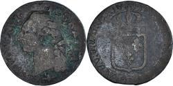 World Coins - Coin, France, Louis XVI, Sol, 1791, Lyon, , Copper, KM:578.5