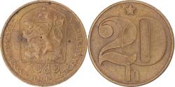 World Coins - Coin, Czechoslovakia, 20 Haleru, 1989
