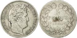 World Coins - Coin, France, Louis-Philippe, 5 Francs, 1831, Lille, , Silver
