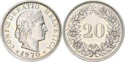 World Coins - Coin, Switzerland, 20 Rappen, 1970, Bern, , Copper-nickel, KM:29a