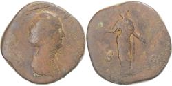 Ancient Coins - Coin, Diva Faustina I, Sestertius, 141, Rome, , Bronze, RIC:1124