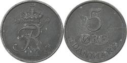 World Coins - Denmark, Frederik IX, 5 Öre, 1959, Copenhagen, Zinc, , KM:843.2