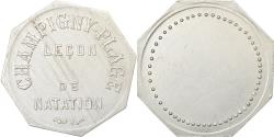 World Coins - France, Token, Champigny-Plage, Leçon de Natation, , Aluminium