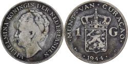 World Coins - Curaçao, Gulden, 1944, Silver, , KM:45