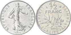 World Coins - Coin, France, Semeuse, 1/2 Franc, 1995, Paris, , Nickel, KM:931.1