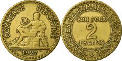 World Coins - Coin, France, Chambre de commerce, 2 Francs, 1927, , Aluminum-Bronze