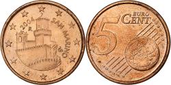 World Coins - San Marino, 5 Euro Cent, 2004, Rome, , Copper Plated Steel, KM:442