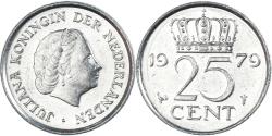 World Coins - Coin, Netherlands, 25 Cents, 1979