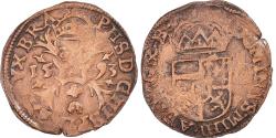 World Coins - Coin, Spanish Netherlands, Philip II, Gigot, 1593, Brussels, , Copper