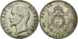World Coins - Coin, France, Napoleon III, Napoléon III, 5 Francs, 1856, Paris,
