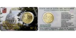 World Coins - Vatican, Benedict XVI, 50 Euro Cent, Coin card n°2, 2011, Rome, Nordic gold