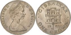 World Coins - Gibraltar, Elizabeth II, Crown, 1967, Copper-nickel, , KM:4