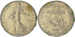 World Coins - Coin, France, Semeuse, 1/2 Franc, 1977, Paris, , Nickel, KM:931.1