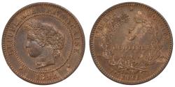 World Coins - Coin, France, Cérès, 5 Centimes, 1892, Paris, , Bronze, Gadoury:157a