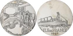 World Coins - France, Medal, Les Grands Transatlantiques, Ile de France, MDP, Maillechort, C.