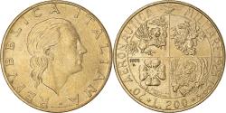 World Coins - Coin, Italy, 70th Anniversary of Military Aviation, 200 Lire, 1993, Rome