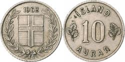 World Coins - Iceland, 10 Aurar, 1962, Copper-nickel, , KM:10