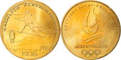 World Coins - France, Token, Jeux Olympiques d'Albertville, Garmisch Partenkirchen, Sports &