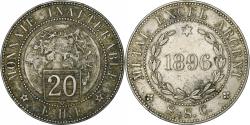 World Coins - France, Module 20 Francs, 1896, Epreuve, Maillechort, , Gadoury:258.1