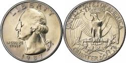 Us Coins - United States, Washington Quarter, 1987, Denver, Copper-Nickel Clad Copper