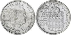 World Coins - Coin, Monaco, Rainier III, 1/2 Franc, 1965, , Nickel, KM:145