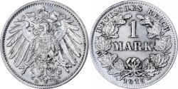 World Coins - Coin, GERMANY - EMPIRE, Wilhelm II, Mark, 1915, Munich, , Silver, KM:14