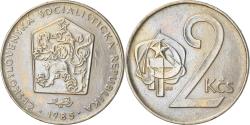 World Coins - Coin, Czechoslovakia, 2 Koruny, 1985, , Copper-nickel, KM:75