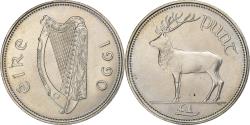 World Coins - Ireland, Punt, Pound, 1990, Copper-nickel, , KM:27