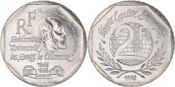 World Coins - Coin, France, René Cassin, 2 Francs, 1998, , Nickel, KM:1213