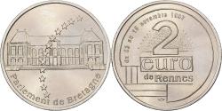 World Coins - France, 2 Euro de Rennes, 1997, Copper-nickel,