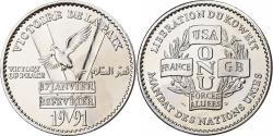 World Coins - France, Medal, Libération du Koweit, Victoire de la Paix, WAR, 1991,