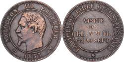 World Coins - France, Medal, Visite de Napoléon III à Lille, 1853, Bronze,