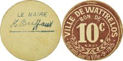 World Coins - Coin, France, Ville de Wattrelos, Wattrelos, 10 Centimes, , Cardboard