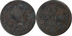 World Coins - France, 1 Centime, Dupré, AN 7, Paris, Copper, , Gadoury:76