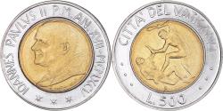World Coins - Coin, VATICAN CITY, John Paul II, 500 Lire, 1995, Roma, , Bi-Metallic