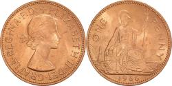 World Coins - Coin, Great Britain, Elizabeth II, Penny, 1966, , Bronze, KM:897