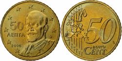 World Coins - Greece, 50 Centimes, 2006, Athens, Nordic gold,