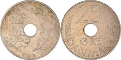 World Coins - Coin, Denmark, 25 Öre, 1983