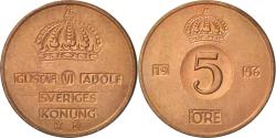 World Coins - Coin, Sweden, Gustaf VI, 5 Öre, 1956, , Bronze, KM:822