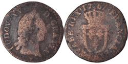 World Coins - Coin, France, Louis XV, Demi sol d'Aix, 1/2 Sol, 1767, Aix, , Copper