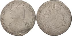 World Coins - Coin, France, Louis XV, 1/2 Écu aux branches d'olivier, 1/2 ECU, 44 Sols, 1727
