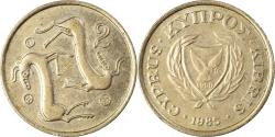 World Coins - Coin, Cyprus, 2 Cents, 1985