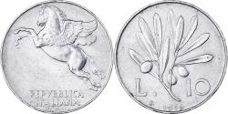 World Coins - Italy, 10 Lire, 1949, Rome, Aluminum, , KM:90