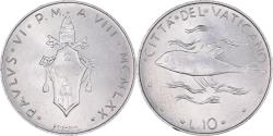 World Coins - Coin, VATICAN CITY, Paul VI, 10 Lire, 1970, , Aluminum, KM:119