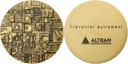 World Coins - France, Medal, Altran, Systeme d'Information, Bronze,