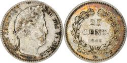 World Coins - Coin, France, Louis-Philippe, 25 Centimes, 1845, Rouen, , Silver