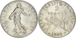 World Coins - Coin, France, Semeuse, 2 Francs, 1902, Paris, , Silver, KM:845.1